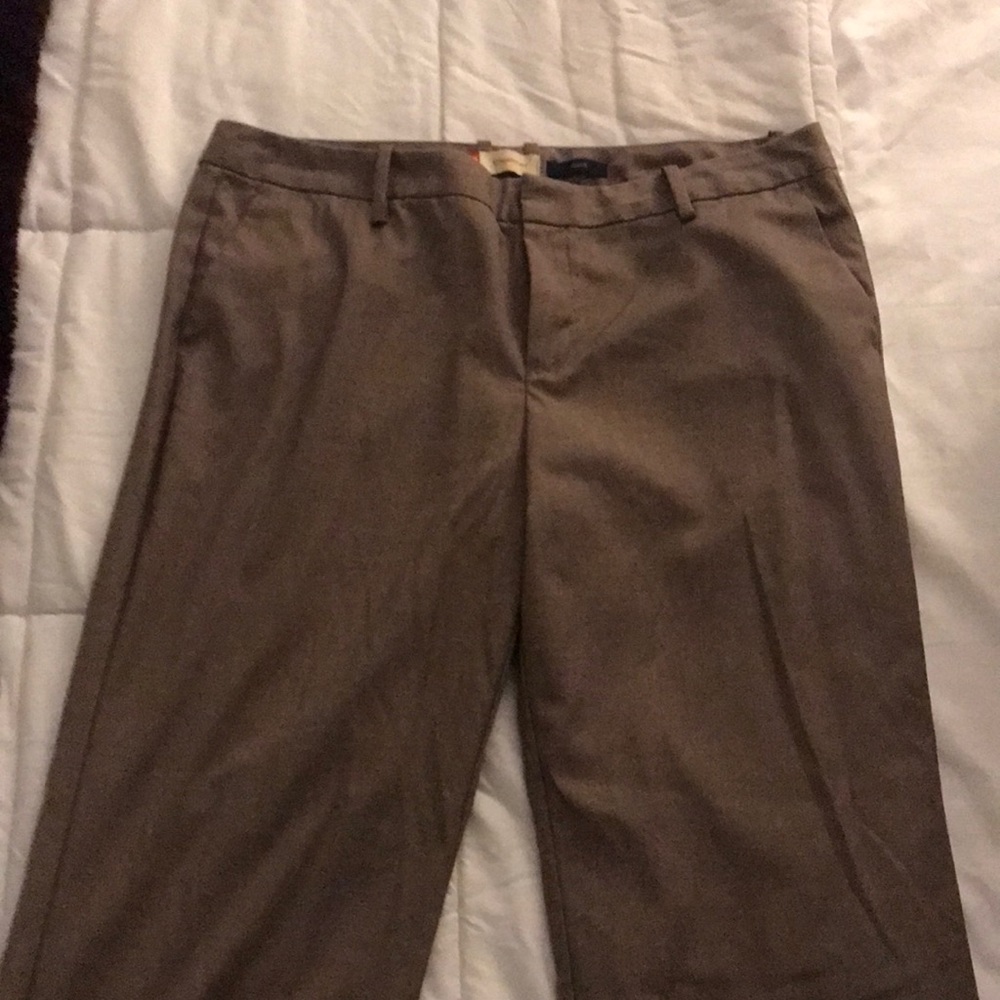 Gap Taupe Straight Leg Dress Pants